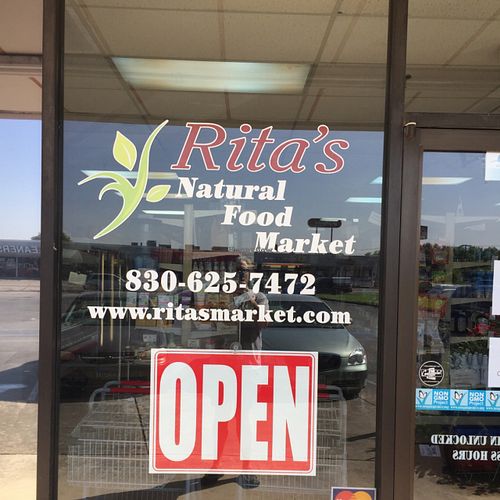 It's Rita's !!! at Rita's Natural Food Market in New Braunfels