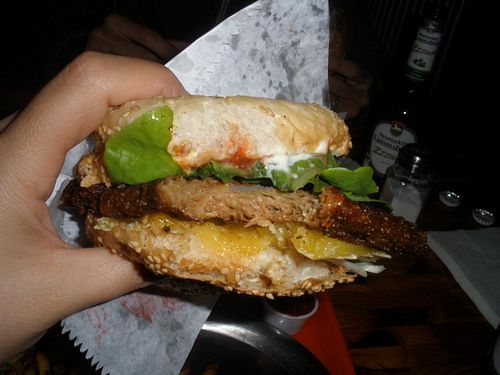 still dream about this burger... so good at Yellow Sunshine in Berlin