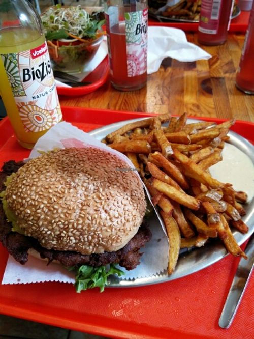 Lappland cheese burger at Yellow Sunshine in Berlin