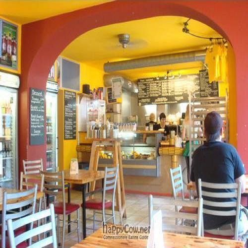 Inside of restaurant at Yellow Sunshine in Berlin