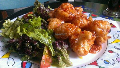 cauliflower in shanghay sauce at Ezitis Migla in Riga