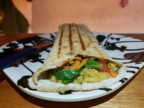 outstanding vegan wrap at Vegan Wraps in Montevideo