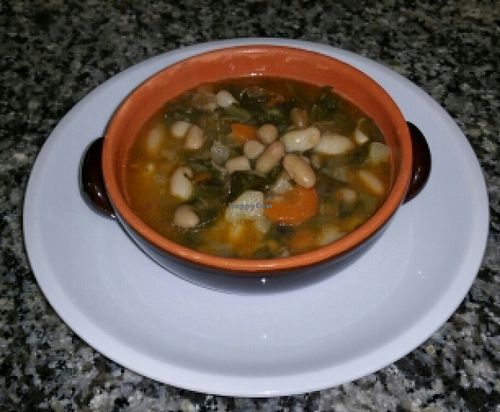 zuppa di verdure at La Mensa del Conte in Pienza