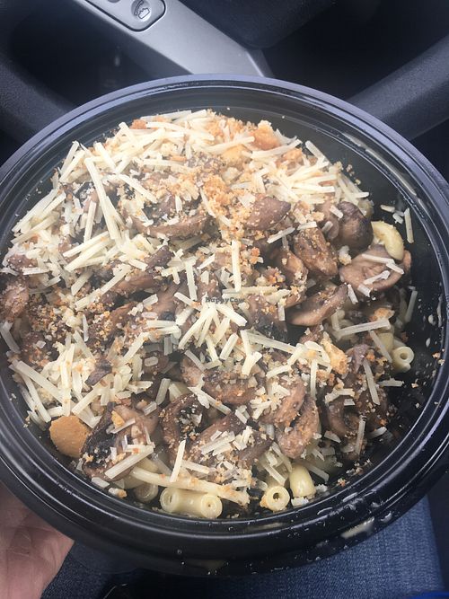 Truffle Mac n cheese (vegetarian, not vegan) at Noodles & Company in Shiloh