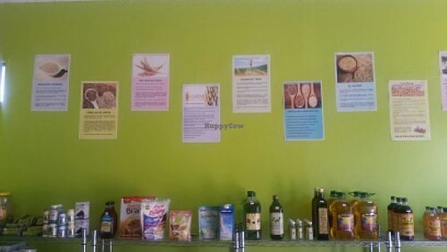 natural products at El Oasis Veggie Food in Tijuana