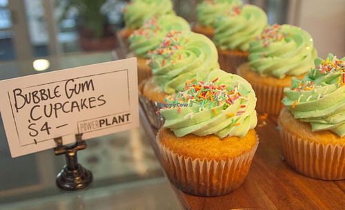 Bubble Gum Cupcake at Power Plant Cafe in Templestowe