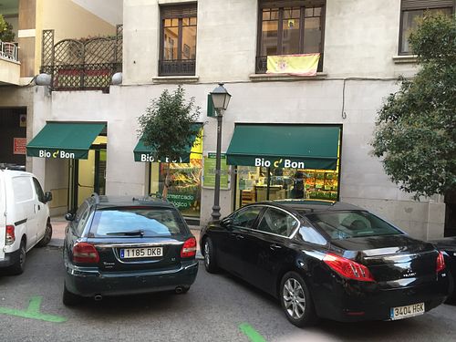 Outside at Bio c' Bon - Lagasca in Madrid