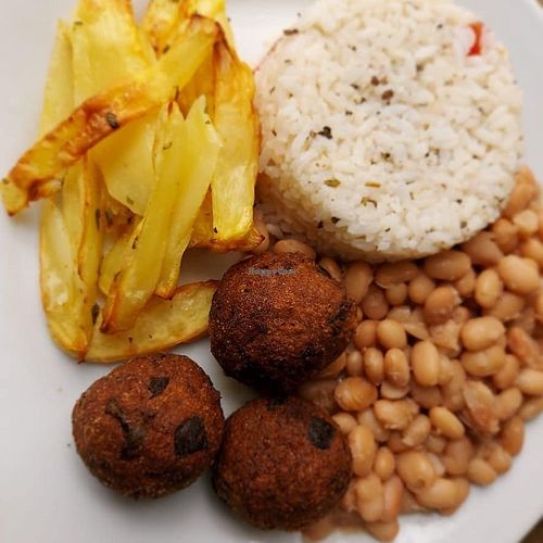 falafel at Alcachofra Natural in Sao Paulo
