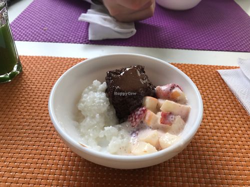 Some of the options - desserts at Alcachofra Natural in Sao Paulo