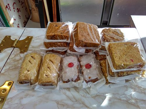 Goodies for my flight home at Krull's Vegetarian Kitchen in Coventry