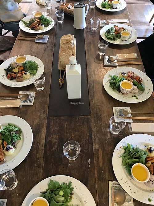 vegan lunch at Cafe Millet in Kyoto