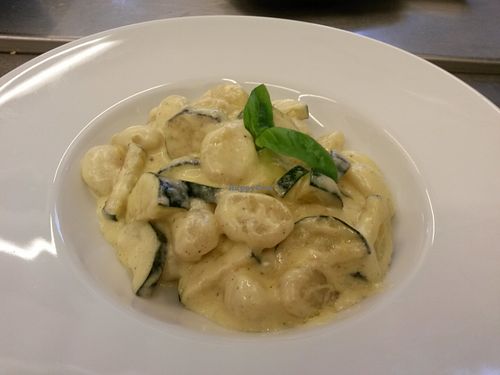 Vegane gnocchi at Restaurant Pizzeria Ambiente in Bad Kissingen