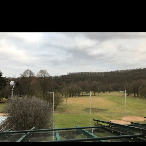 Aussicht auf den Golfplatz at Restaurant Pizzeria Ambiente in Bad Kissingen