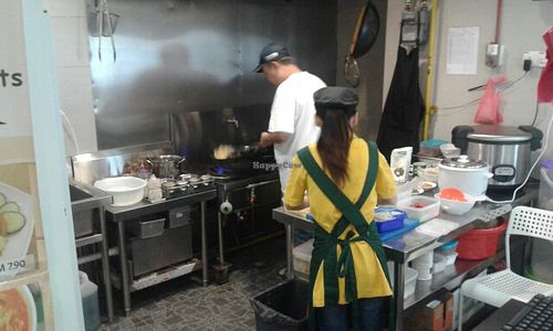 ... at Veggie Express Cafe in Kuala Lumpur