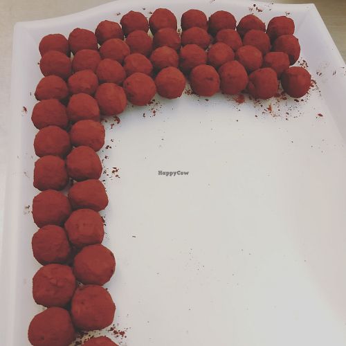 Vegan date truffles to pre-order. As well as variety of Vegan dishes to pre-order at HBH Vilnius in Vilnius