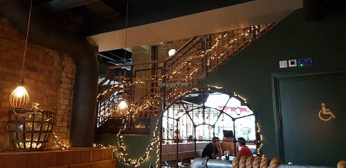 Interior at Mowgli in Manchester