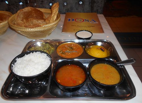 The Dosa Hut - Thali at The Dosa Hut in Pattaya