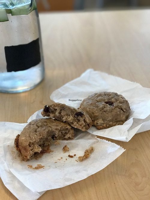 Coconut Rasberry cookie at Wild Rabbit Cafe and Health Bar in Flagler Beach