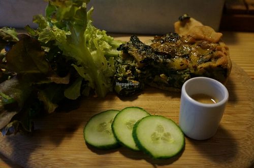 Potato quiche.  at La Verde in Lima