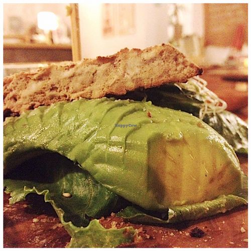 Avocado sandwich at La Verde in Lima