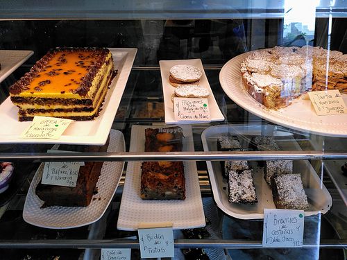 Some of the sweet goodies at La Verde in Lima