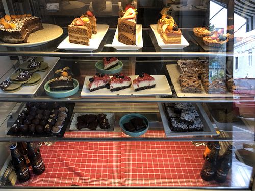 Amazing cakes at La Verde in Lima