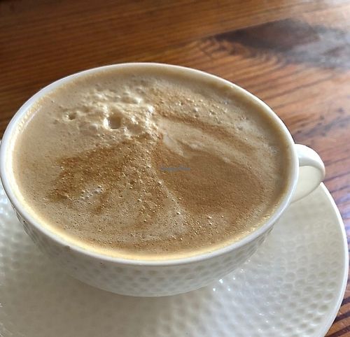 Brazil nut latte at La Verde in Lima