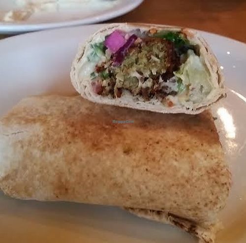 Falafel and Hummus Wrap at Aladdin's Eatery - Grandview in Columbus