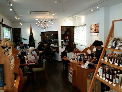 inside at Gomacro in Kyoto