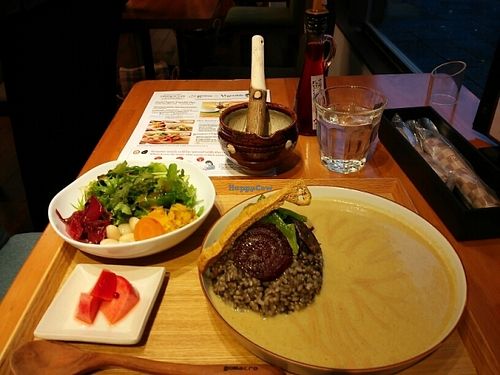 White Curry set at Gomacro in Kyoto
