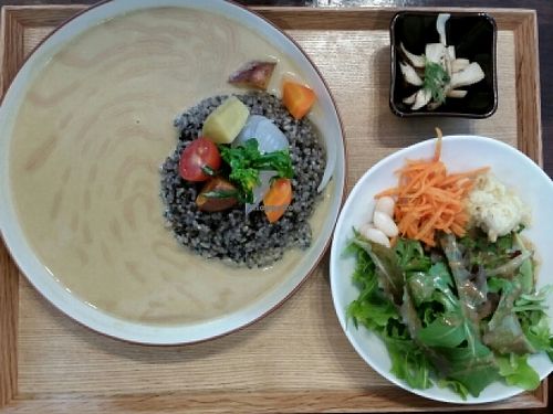 Curry set at Gomacro in Kyoto