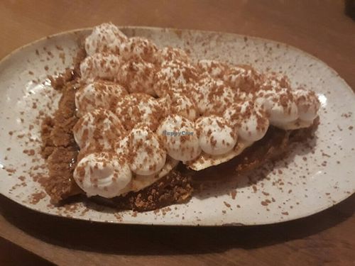 Banoffee Pie with whipped coconut cream at The Brook in East London