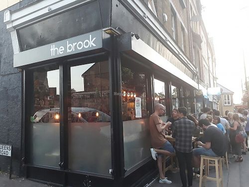 Outside at The Brook in East London