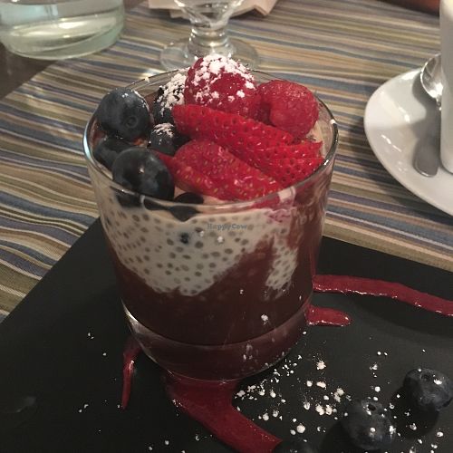 Pouding de chia espresso at GAÏA in Bromont