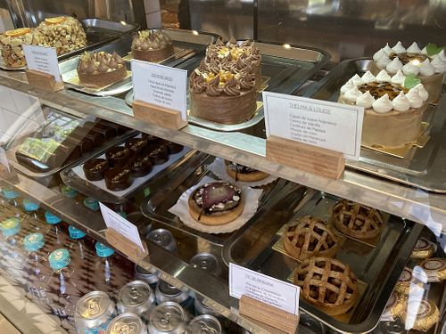 Vegan cakes  at Semilla in Santiago