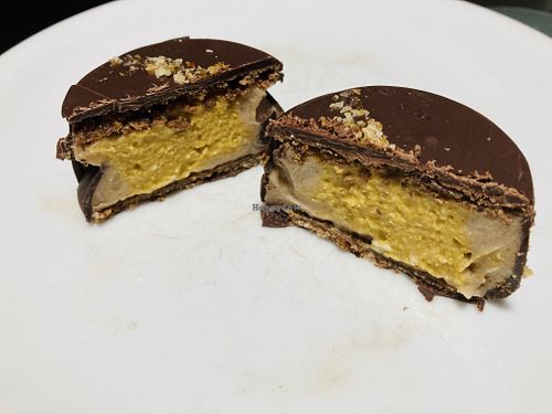 Delicious sweet with Lucuma (a nutty fruit) amazing!   at Semilla in Santiago