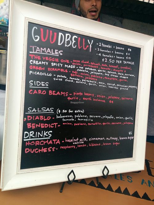Guudbelly's debut menu at Farmers Market at Eastside. at Guudbelly in Houston