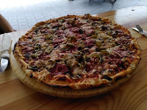 Vegan Diavolo at Kami Express in Saarbrucken