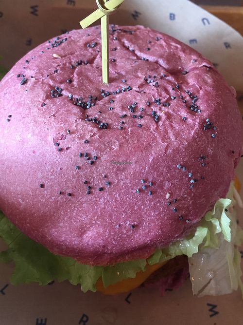 Cherry Bomb burger at Flower Burger - Viale Vittorio Veneto in Milan