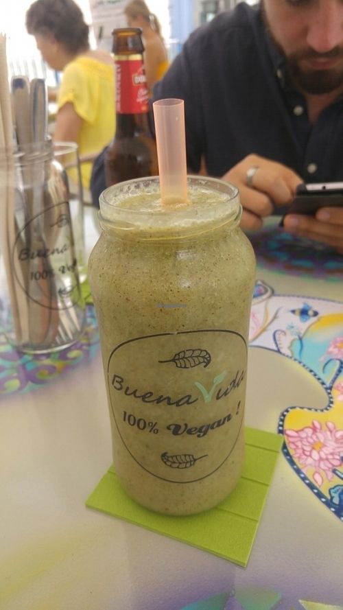 kiwi concombre menthe at BuenaVida Vegan in Tenerife