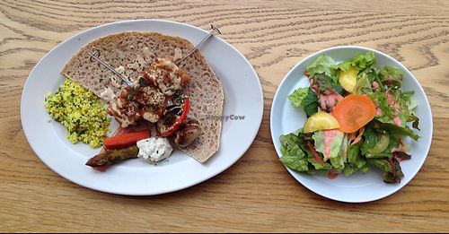 Souvlaki lunch set at 8ablish in Tokyo