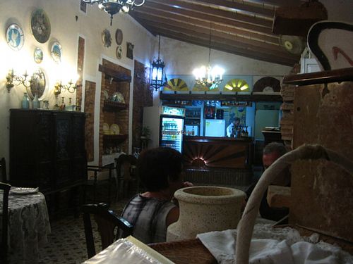 Inside... there is also an open-air terrace just on the right. at Paladar Sol y Son in Trinidad