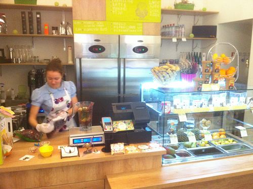 Interior at Frutever in Riga