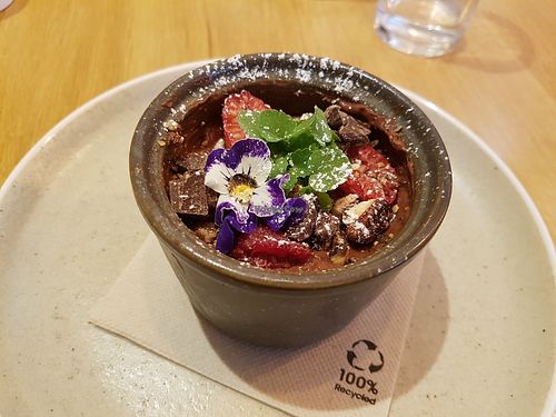 Mousse au chocolat at Le Potager de Charlotte in Paris