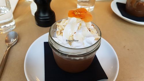 Chocolate mousse at Le Potager de Charlotte in Paris
