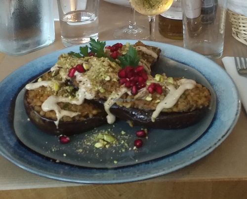 Aubergine at Le Potager de Charlotte in Paris