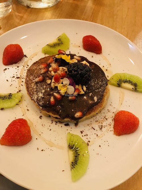 Chocolate pancake 12€? 🤔 at Le Potager de Charlotte in Paris