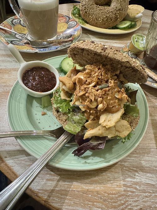 Bali Bagel  at Bagels & Beans in Hoorn