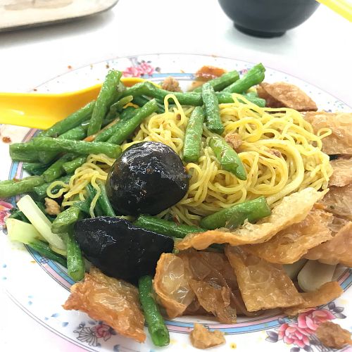 Mushroom noodles at Tanaka Vegetarian - Teck Whye  in West Singapore