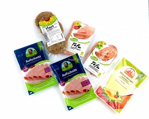 Vegan mock deli at Sklep Tofu in Warsaw